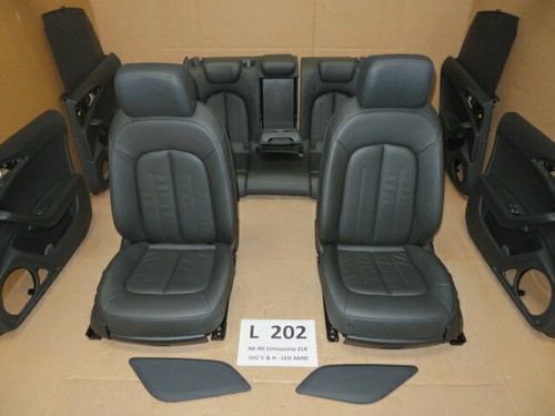 Audi A6 4G Sitze Elektrisch Memory Leder Lederausstattung 4x Sitzheizung L202