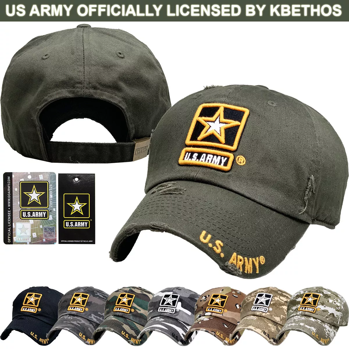 Us army baseball cap deals