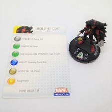 Marvel Heroclix Web of Spider-Man 053 Red She Hulk Super Rare