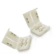 FAST CONNECTORS 10mm (2pcs) CLIP JACK PLUG FOR LED STRIP B1E21