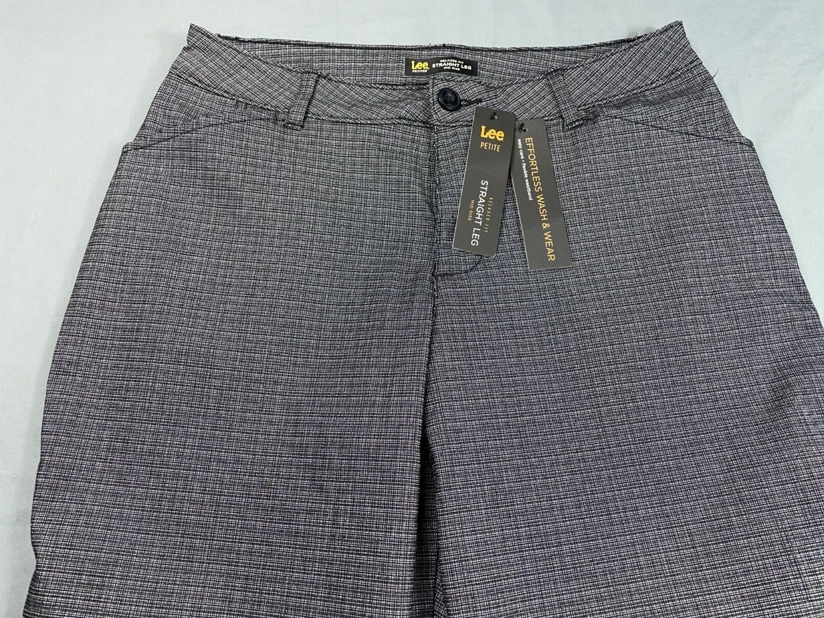 Lee Relaxed Straight Mid-Rise Dress Pants, Trousers. Mottled Black, 8P. NWT!! | eBay Lee Relaxed Straight Mid-Rise Dress Pants, Trousers. Mottled Black, 8P. NWT!! | eBay