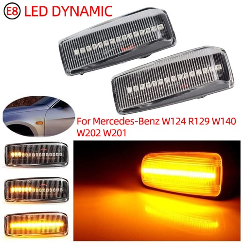 For Mercedes-Benz S-Class W140 1991.01- 1998.09 Side Marker Turn Signal Lights - Picture 6 of 10