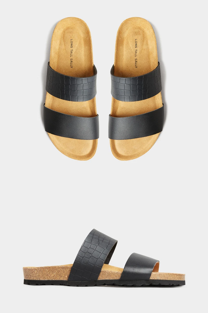 Long Tall Sally Two Strap Footbed Sandals