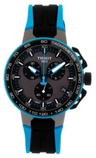 New Tissot T-Race Cycling T111.417.37.441.05 Chronograph Blue Strap Men's Watch