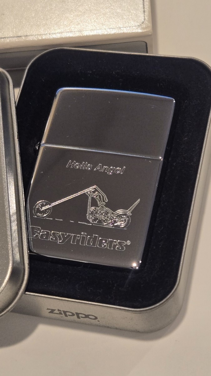 Vintage Zippo Lighter HELLS ANGEL EASYRIDERS 1970