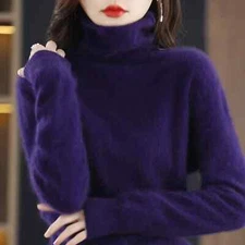 Cashmere Sweater Women's Pullover Turtleneck Cashmere sweater women