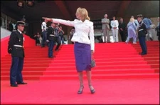 Rosanna Arquette 2001 at Cannes Historic Movie Film Star Old Photo 1