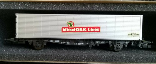 Roco 46110 DB Containertragwagen Lgjs598 1x40 Mitsui O.S.K.Lines, gebr. ErsatzVP | Zustand: Gebraucht