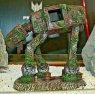 Space Dog "Star Wars Style AT AT" 14x15x8.5cm Aquarium Fish Tank Ornament