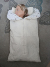 18 Zoll Puppenschlafsack & Kissen, (E)