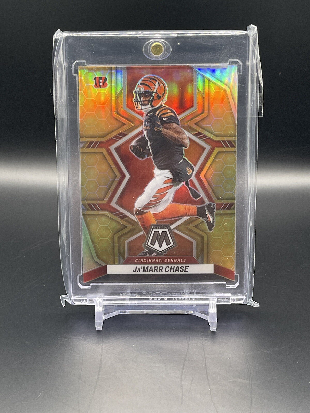 2022 Panini Mosaic JA'MARR CHASE Honeycomb #41 Mosaic Prizm Case Hit SSP 🔥