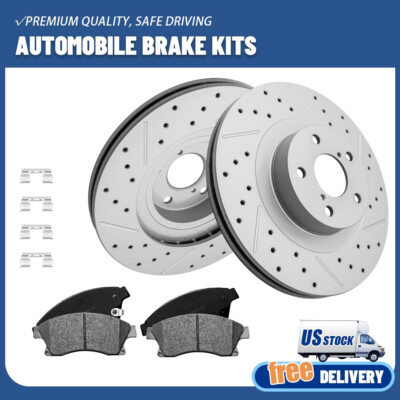 Front Rotors Ceramic Disc Brake Pads For Chevrolet Cruze Limited Sonic 2011-2015