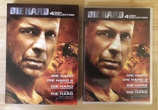 Die Hard MOVIE COLLECTION (DVD 4 DISC SET) W/ SLIPCOVER BRUCE WILLIS