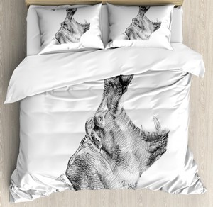 hippo bedding set