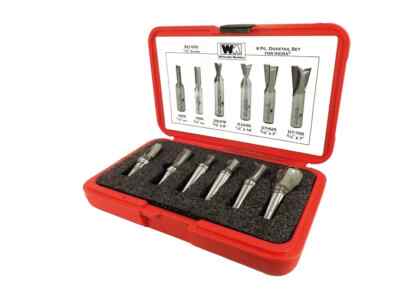 Whiteside 605 Incra Dovetail Bit Set for Woodworking - 6 PIECE 1/2''SH