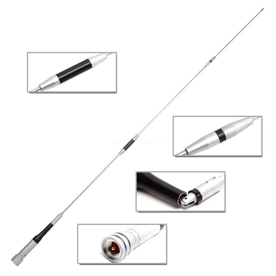 Antena de alta ganancia SG-7500 diamante 144-430 MHz doble banda VHF/UHF radios móviles para automóviles Foto 2 de 4