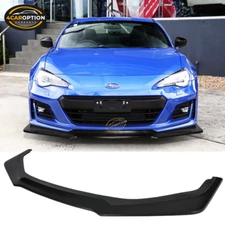 Fits 17-20 Subaru BRZ IKON V6 Front Bumper Lip Spoiler Splitter Unpainted PU