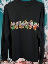 Vintage Snow White And The Seven Dwarfs Long sleeve T Shirt Disney XL