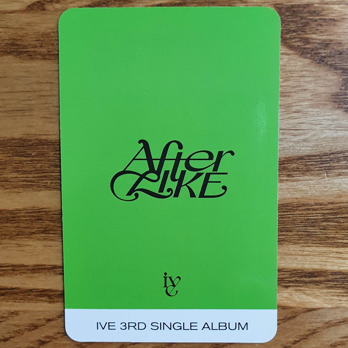Liz Official Photocard Ive 3rd Single Album After Like Genuine