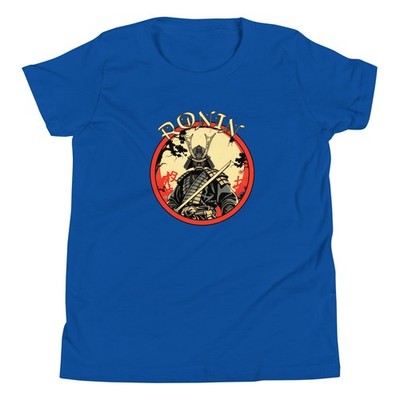 ''Ronin'' Youth T-Shirt Samurai Warrior Spirit Mercenary Lone Wolf Bushido