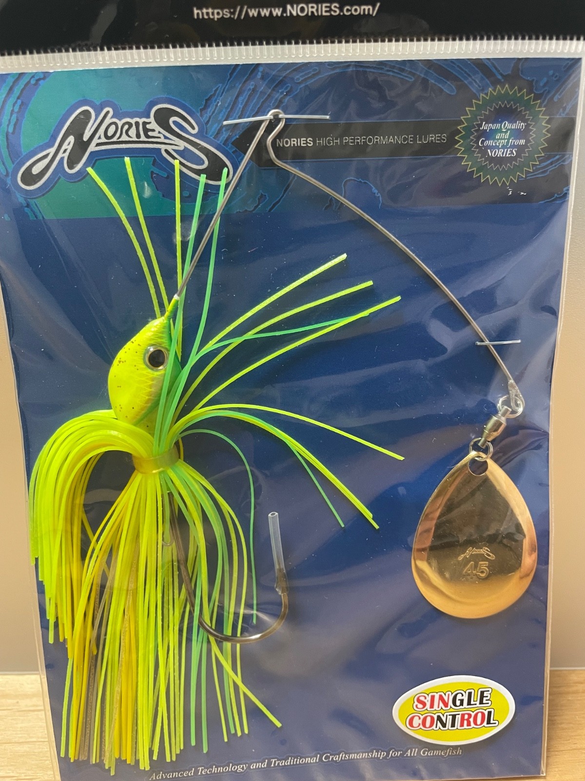 NORIES Spinnerbait 2set Single Control 5/8oz Fishing lure NEW Norio Tanabe Japan - Image 6