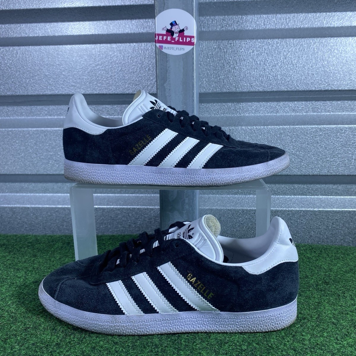 スニーカー ADIDAS ORIGINALS Men Sneakers Black BB5476 2HV Adidas Gazelle BB5476 Black Casual Shoes Sneakers Men's - Sz