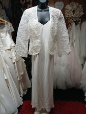 Montage By Mon Cheri Size 12 Ivory Dress And Jacket