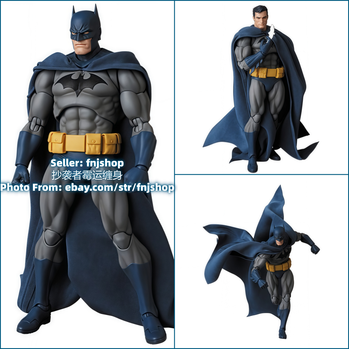 Hot-New CT Toys Batman Hush Blue Version Mafex 105 DC BatMan Anime