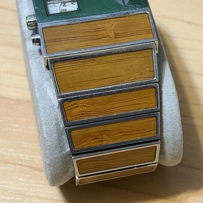 NIXON ROTLOG（ロトログ）　BAMBOO（バンブー） Nixon The Rotolog Direct Time Bamboo Wood Grain Surf Analog Mens