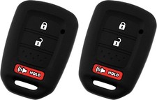 KeyGuardz Keyless Entry Remote Car Key Fob Outer Shell Cover Soft Black
