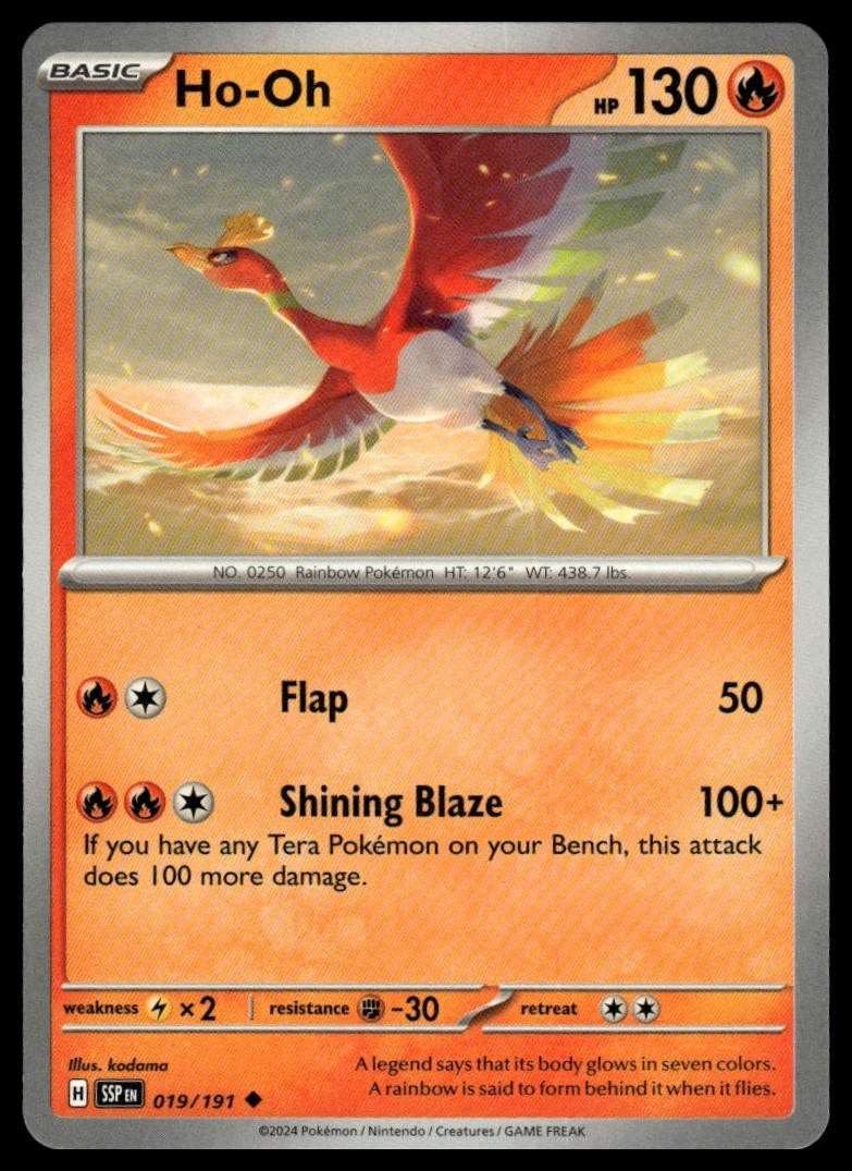 Ho-Oh SV08: Surging Sparks 019/191 Normal NM