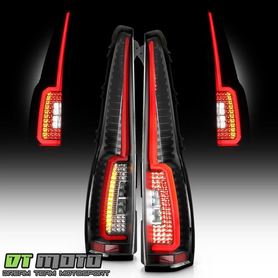 For 2007-2014 Chevy Suburban Tahoe GMC Yukon XL Full LED Tail Lights Left+Right - Image 2 of 4