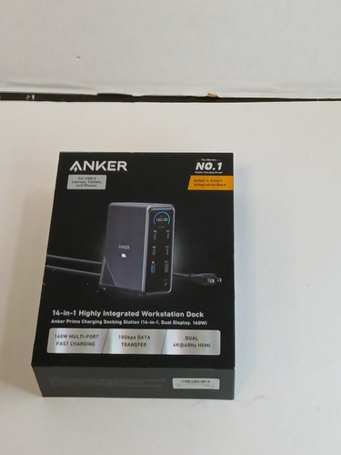Anker Prime Charging Docking Station (14-in-1, Dual Display, 160W) TESTED WORKS