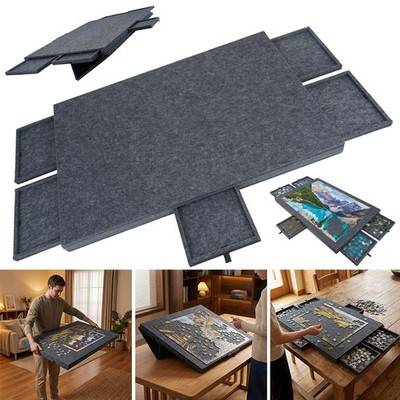 Puzzletisch Puzzlebrett Kippbares Puzzle Aufbewahrungsbrett Filz Puzzleunterlage
