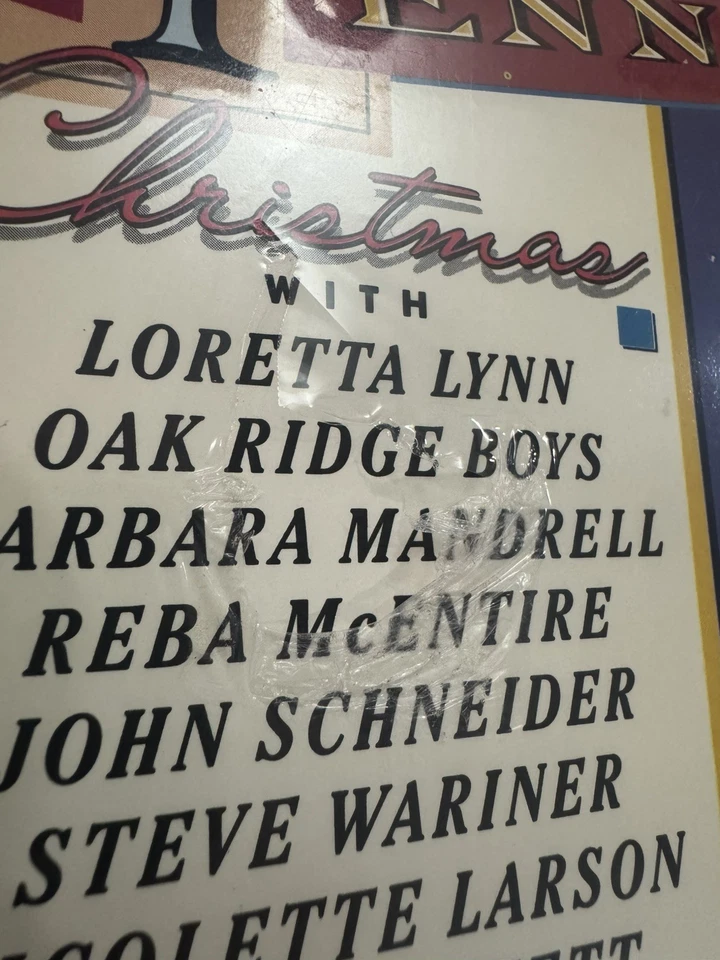 NEW Tennessee Christmas 1985 Vinyl LP Various Artists Country Compilation M/VG+ - Image 2 of 4