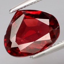 3.00Ct.Best Color! Natural Cherry Red Rhodolite Garnet Loose Gemstone Africa