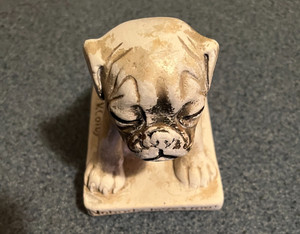 Chalkware Bulldog | eBay