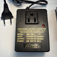 Simran Step-Down Voltage Converter Model SMF-200 / EUC