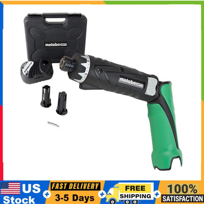 Metabo HPT 3.6V Cordless Screwdriver Kit   2 Batteries, LED, Compact DB3DL2