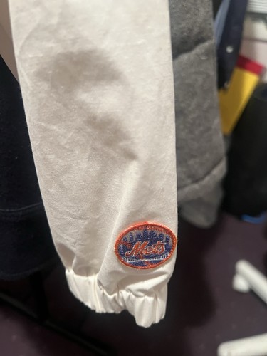 Aime Leon Dore ALD New York Mets Lightweight Hooded Jacket White NEW M SOLD OUT - Afbeelding 15 van 21