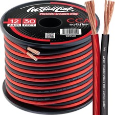 Cables Para Bocinas De Audio Calibre 12 AWG 30 Pies Ft Para Altavoces Casa Auto