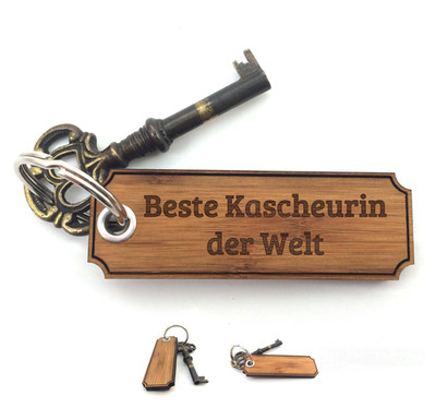 anhänger tasche Kascheurin - Geschenk Glücksbringer Gratulation Ausbildung