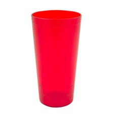 Winco PTP20R 20 oz Red Pebbled Tumbler