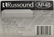 Russound AP-48 Eight Channel Power Amplifier ...
