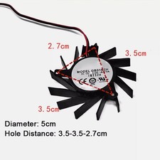For GB51B2H 5CM 3.5 3.5 2.7CM Cooling fan Graphics Card Fan