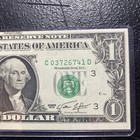 💎 1974 $1 Dollar UNC Note Alignment SEAL SHIFT CUTTING~ERROR~LOADED — photo 2
