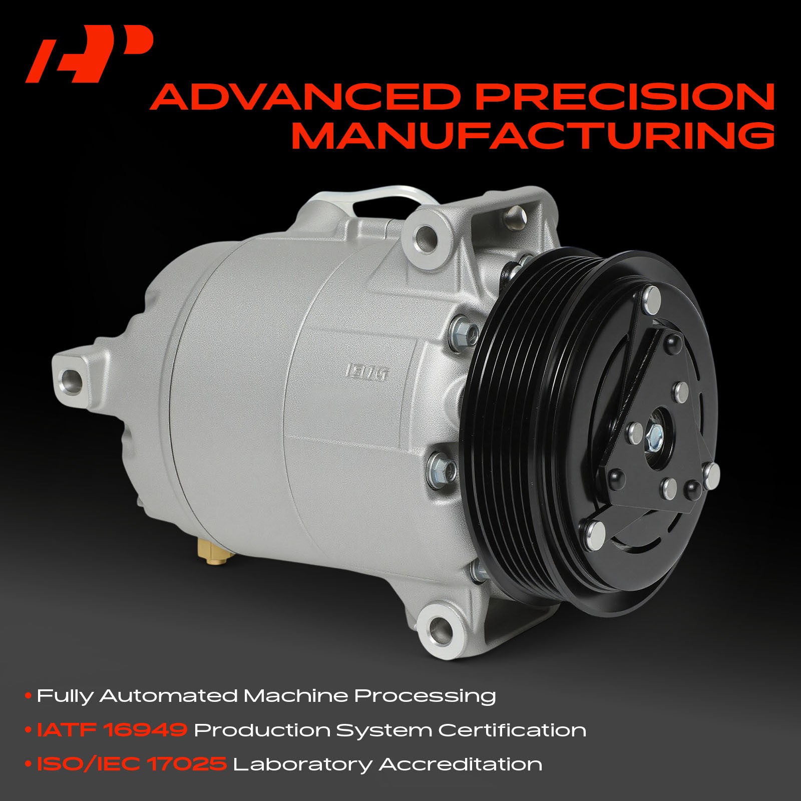 A-Premium A/C Compressor with Clutch for Maserati Ghibli 2014-2020 Levante 3.0L