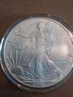 2007 American Silver Eagle, encapsulated BU (GV0030)