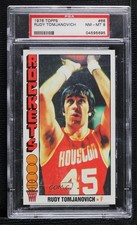 1976-77 Topps Rudy Tomjanovich #66 PSA 8 HOF 0y8e