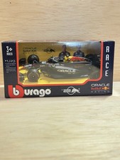 ORACLE Red Bull RACING burago 1:43 DIECAST METAL MV1 Max VERSTAPPEN Sergio Perez